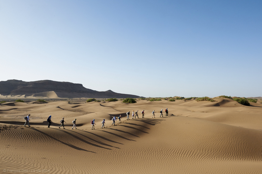 Randonnée dans le désert : le récit et les photos