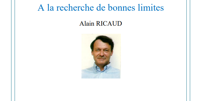 Un livre d’Alain Ricaud sur simple demande